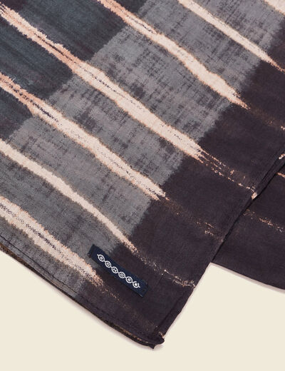 Foulard noir homme