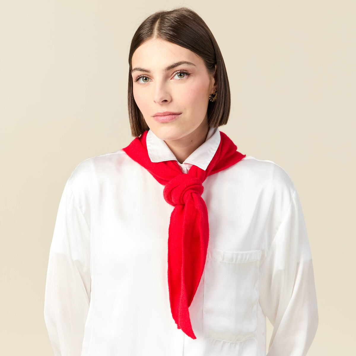 &Eacute;charpe rouge femme