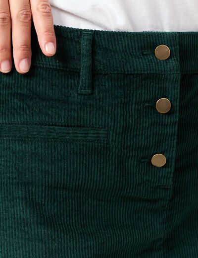 Jupe vert fonc&eacute; femme