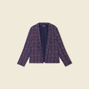 veste esprit blazer droite bleu marine femme Veste esprit blazer droite bleu marine femme