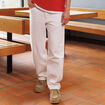 Jeans large relaxed denim blanc homme