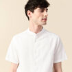 Chemise manches courtes blanc homme