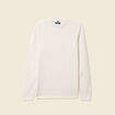 Pull col rond ecru homme