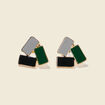 Boucles d'oreilles multicolore femme