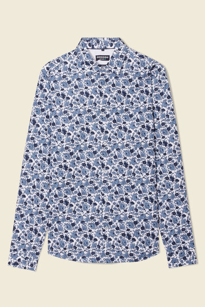 Chemise éco-responsable blanc homme