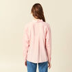 Chemise oversize manches longues fluides rose femme