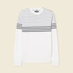 Pull manches longues ecru homme