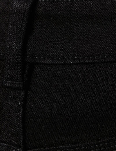 Jeans regular éco-responsable denim noir homme