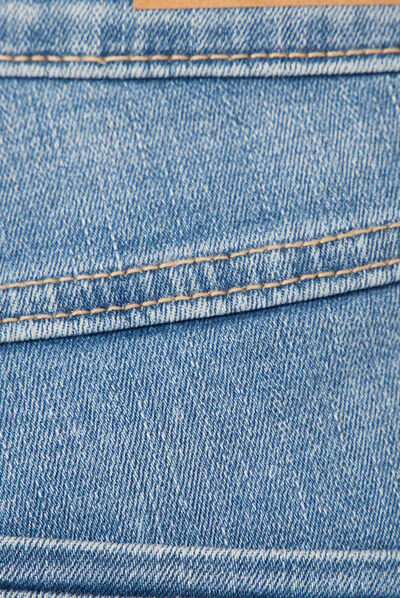 Jeans slim taille haute denim used femme