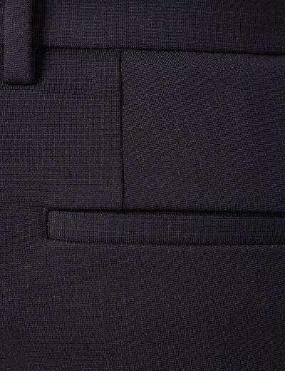 Pantalon chino slim bleu marine homme