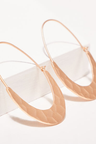Boucles d'oreilles créoles couleur or femme