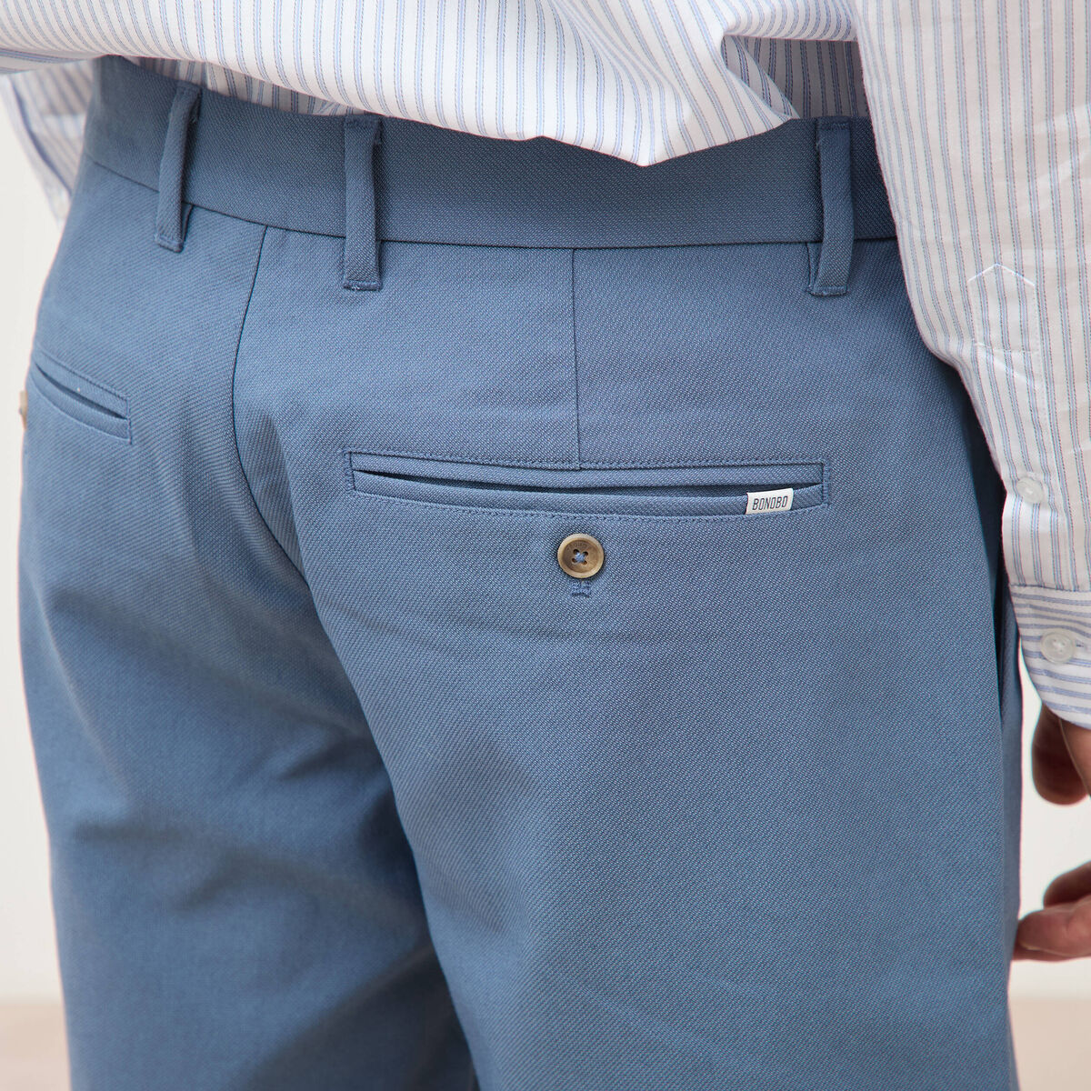 Bermuda bleu gris homme