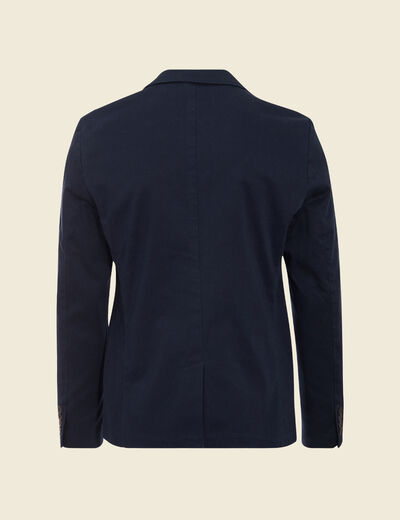Veste esprit blazer droite bleu marine homme