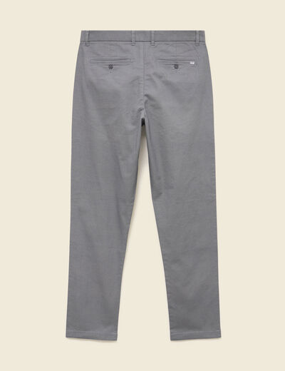 Pantalon regular longueur 32 gris homme