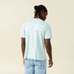 T-shirt manches courtes bleu gris homme