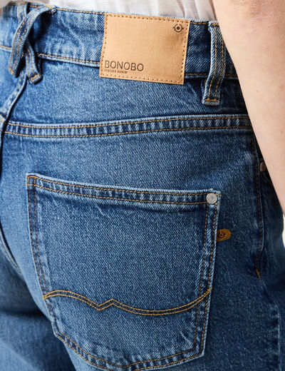 Jeans droit 7/8ème denim stone femme