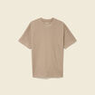 T-shirt manches courtes beige homme