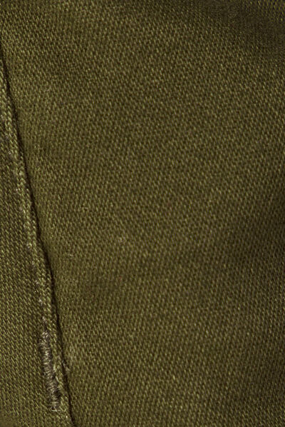 Pantalon cargo taille à cordon vert kaki homme