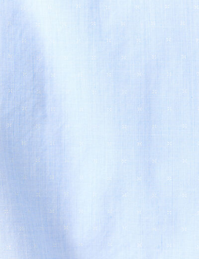 Chemise manches longues bleu homme