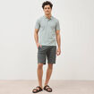Short vert kaki homme