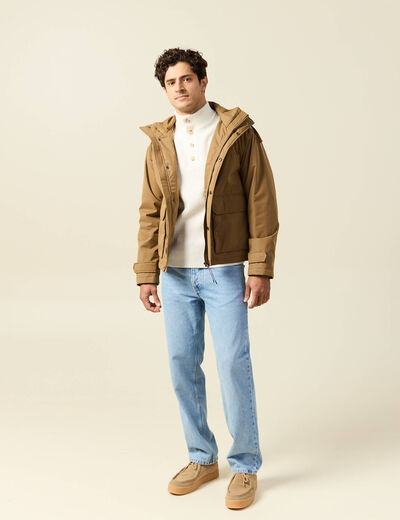 Pull ecru homme