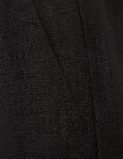 Pantalon taille standard noir femme