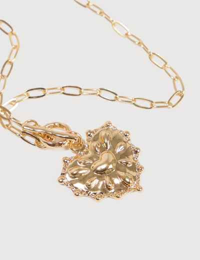 Collier couleur or femme
