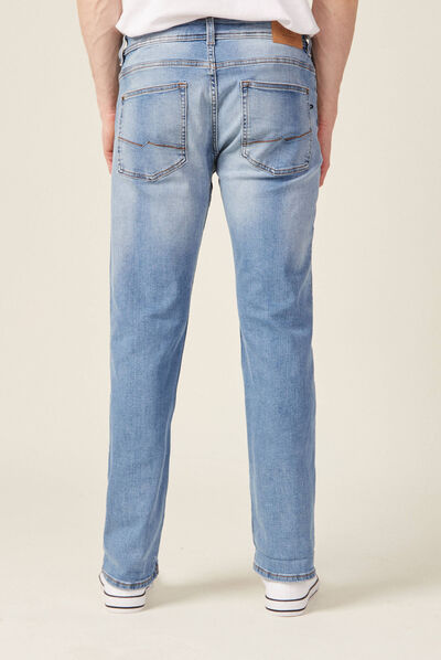 Jeans éco-responsable regular denim used homme