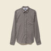 Chemise col classique manches longues vert kaki homme