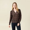 T-shirt éco-responsable multicolore femme