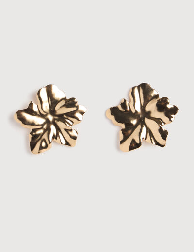 Boucles d'oreilles couleur or femme