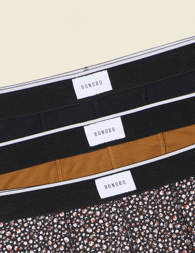 Lot 3 boxers noir homme