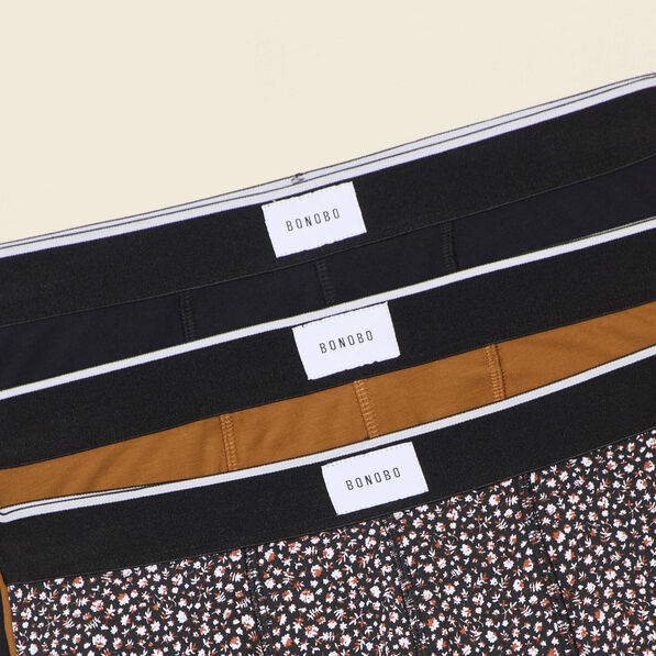 Lot 3 boxers noir homme