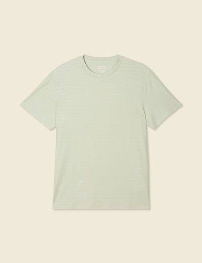 T-shirt manches courtes vert clair homme