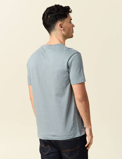 T-shirt manches courtes homme vert foncé homme