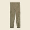 Pantalon battle 7/8&egrave;me taille standard vert kaki femme