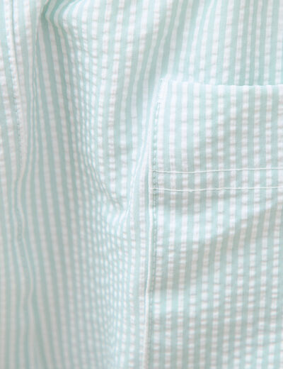 Short de bain bleu gris homme