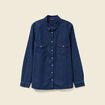 Chemise en jeans manches longues denim stone femme