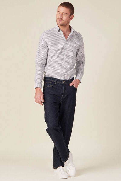 Chemise éco-responsable blanc homme