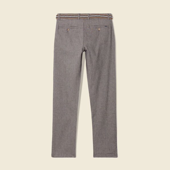 Pantalon chino straight gris foncé homme