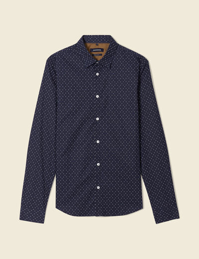 Chemise bleu marine homme