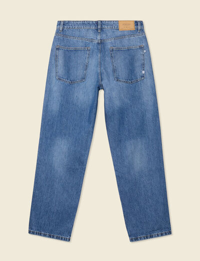 Jeans relax 5 poches denim stone homme