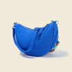 Sac bandouli&egrave;re avec doublure bleu ciel femme