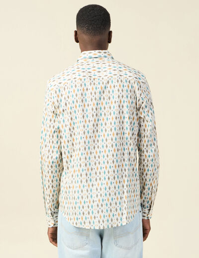 Chemise manches longues blanc homme