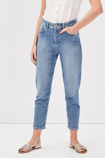 Jeans Gwen - mom denim used femme