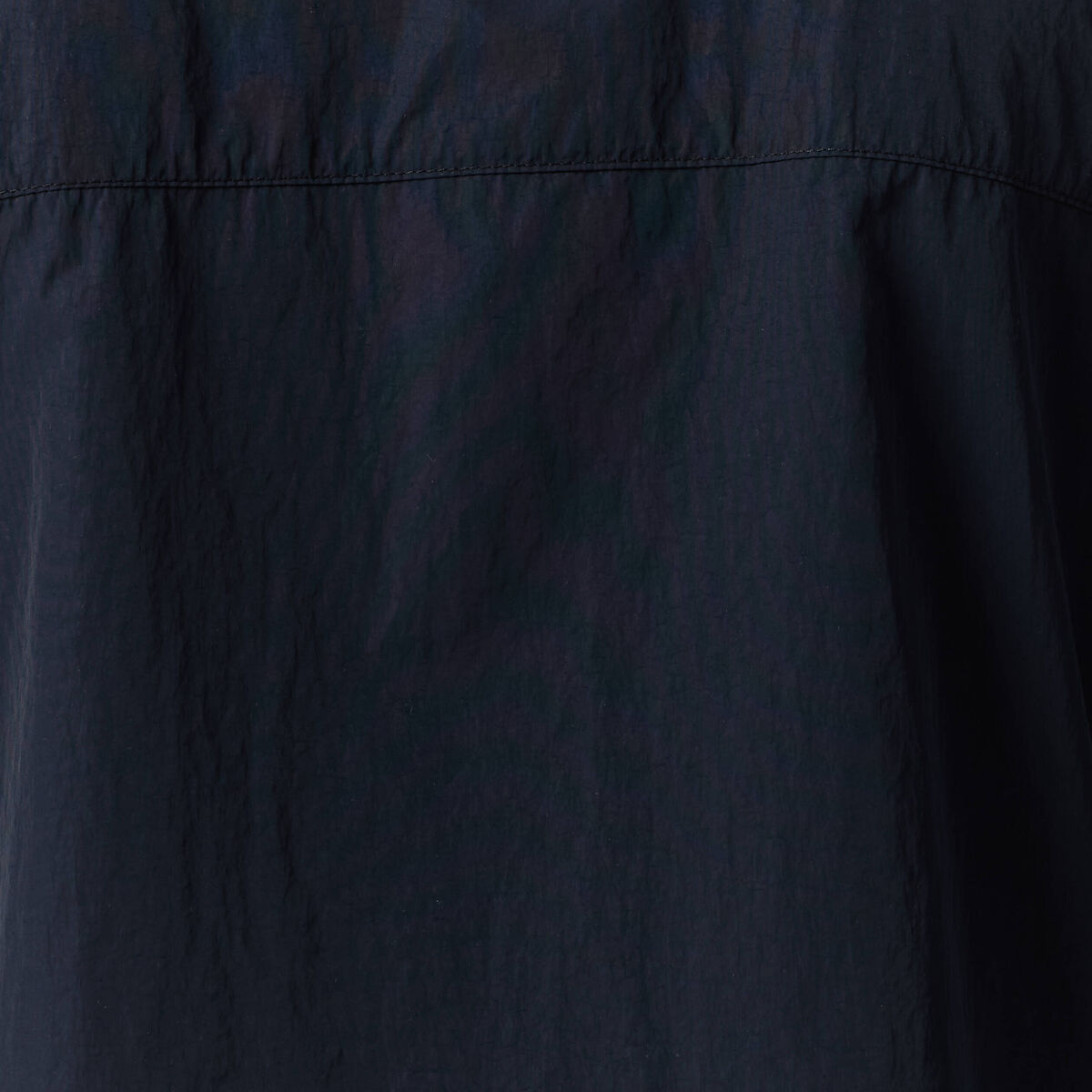 Coupe-vent zippé à capuche bleu marine homme