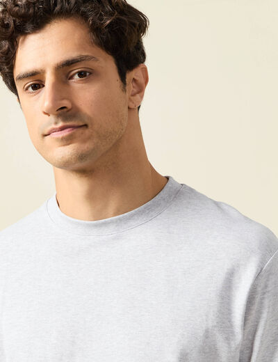 T-shirt manches courtes gris homme