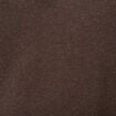Pull droit col polo manches longues marron homme