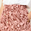 Short droit marron foncé femme