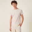 T-shirt manches courtes beige homme